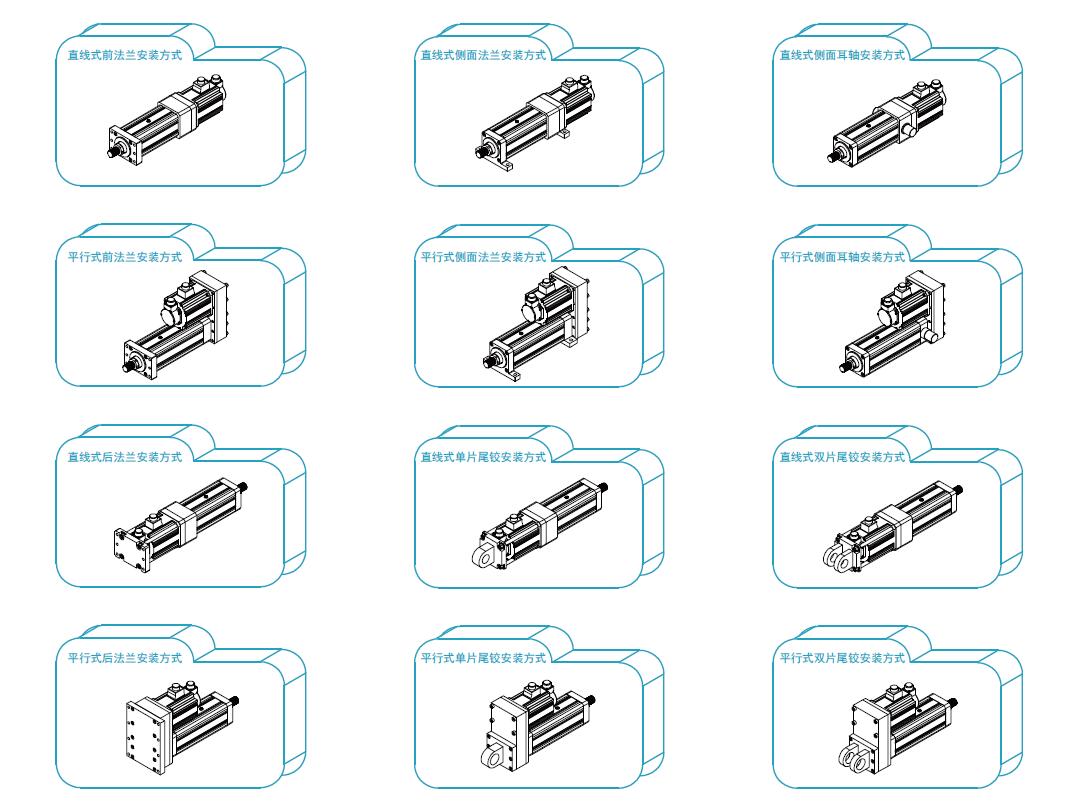電動(dòng)缸安裝方式