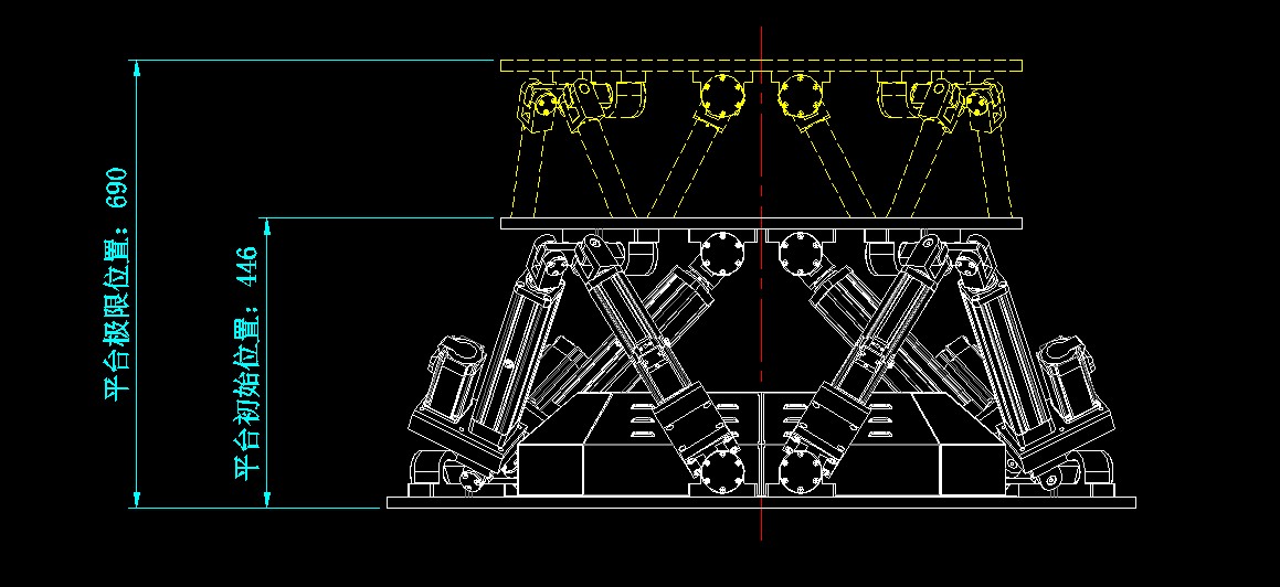 六自由度平臺圖紙